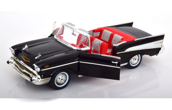 CHEVROLET Bel Air Cabriolet - Spider (1955) - 007 James Bond - Dr. No - Licenza Di Uccidere, Black