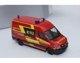 MERCEDES-BENZ Sprinter Berufsfeuerwehr Stuttgart, red/yellow