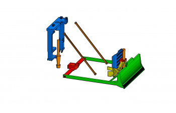Торфяной погрузчик МТТ-12 для ДТ-75 второго поколения