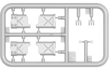 Сборная модель CHEVROLET G7117 4x4 Truck Military 1955