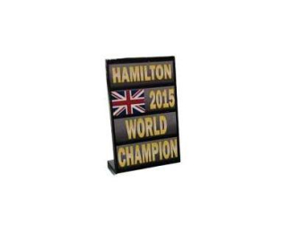 Информационное табло (пит-борд) World Champion Hamilton (2015)