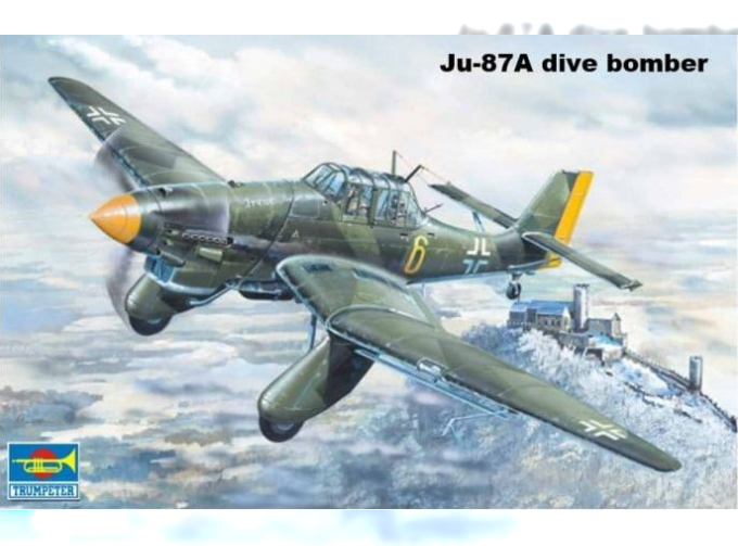 Сборная модель Самолёт Junkers Ju 87A Dive Bomber