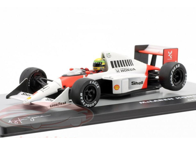 McLAREN MP4/5 #1 Winner German GP Formula 1  Ayrton Senna (1989)
