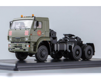 Камский грузовик 65225 седельный тягач, хаки