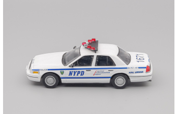 FORD Crown Victoria New York Police, Полицейские Машины Мира 7, белый