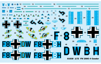 Сборная модель Самолет FW200 C-4 Condor