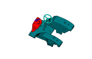 Сборная модель Трактор ЮМЗ-6Л фото версия с задней стенкой для экскаватора