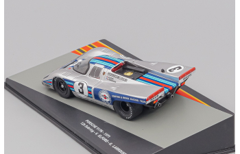PORSCHE 917k 4.9l Team Martini Racing №3 Winner 12h Sebring (1971) V.Elford - G.Larrousse, silver / blue