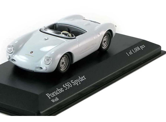 PORSCHE 550 Spyder (1955), white