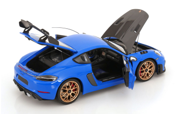 PORSCHE Cayman GT4 RS (2024), blue carbon-grey
