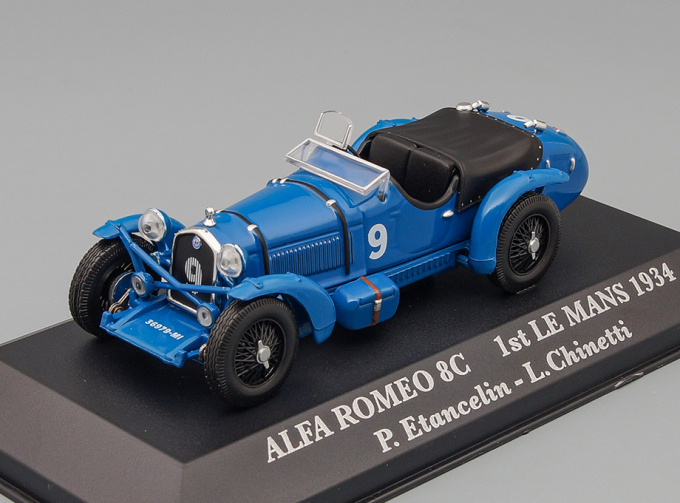 ALFA ROMEO 8C 1st Le Mans P.Etancilin - L.Chinetti (1934), blue