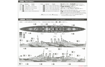Сборная модель British Heavy Cruiser Norfolk