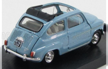 FIAT 600d Trasformabile Aperta (1960), Azzurro Cenere 401