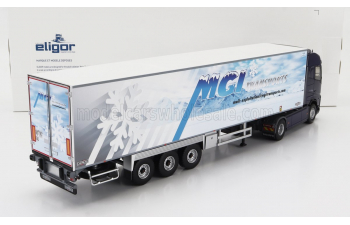 VOLVO Fh4 500 Truck Semi-frigo Mgi Transports (2020), Blue White