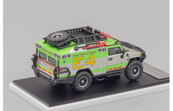 HUMMER Fire Department, silver / green