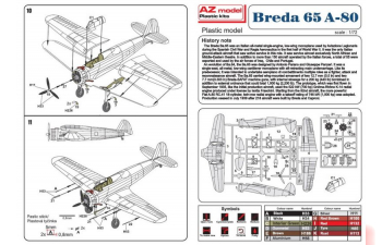 Сборная модель Breda Ba.65A-80 In Italian service