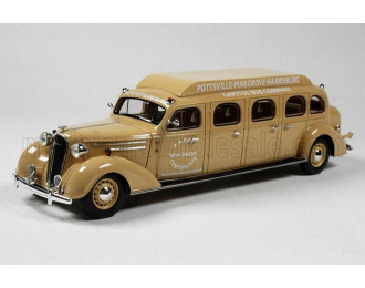 CHEVROLET Limousine Capitol Autobus Company Pottsville Pinegrove Harrisburg (1936), beige