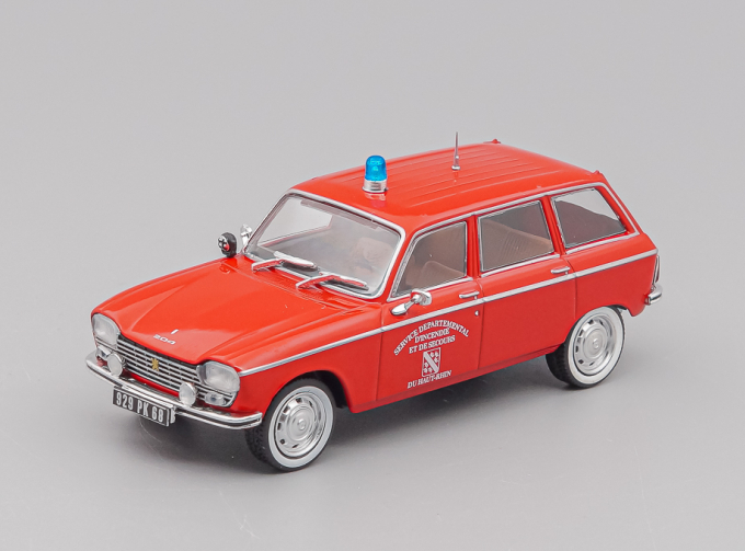 PEUGEOT 204 VL - Vehicule de liaison (Haut-Rhin), Vehicules Legers Sapeurs-Pompiers 72