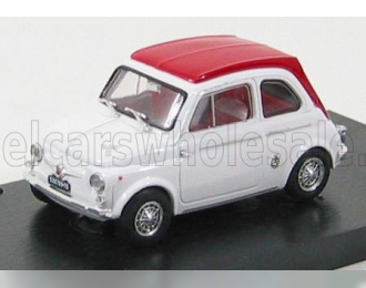 FIAT 500 595ss Abarth 1964, White Red