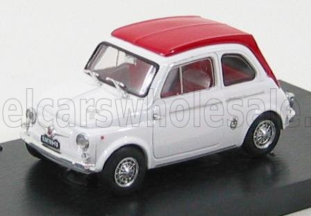 FIAT 500 595ss Abarth 1964, White Red