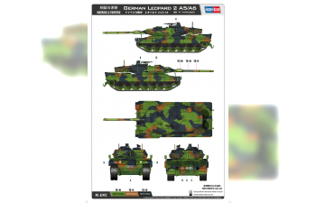 Сборная модель Танк Leopard 2 A5/A6 Tank