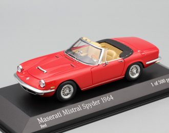 Maserati Mistral Cabrio 1966, red