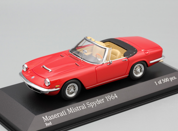 Maserati Mistral Cabrio 1966, red