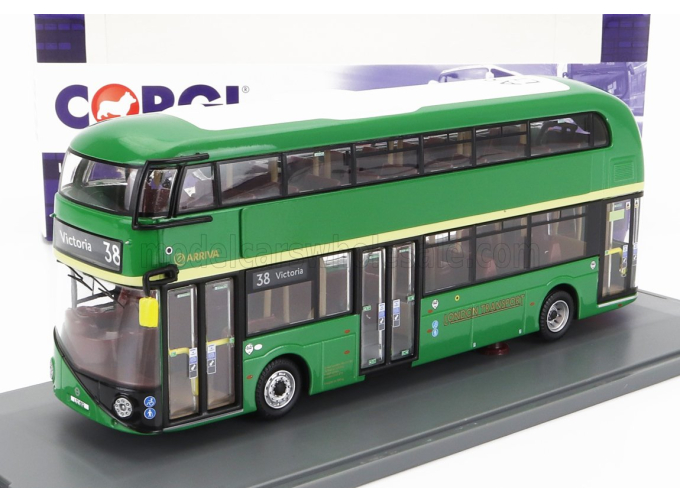 ROUTEMASTER Wrightbus Autobus Arriva London Ltz 1002 (2020), Green Yellow