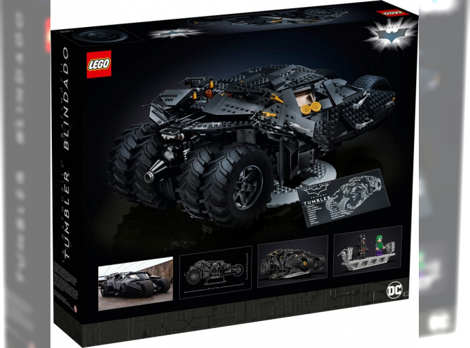 BATMAN Lego - Batmobile - Tumbler - 2049 Pezzi - 2049 Pieces, Black