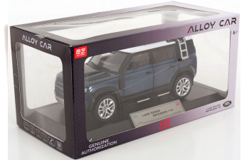 LAND ROVER Defender 110, blue metallic/ white