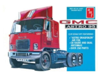Сборная модель GMC Astro 95 Semi Tractor, plastic modelkit