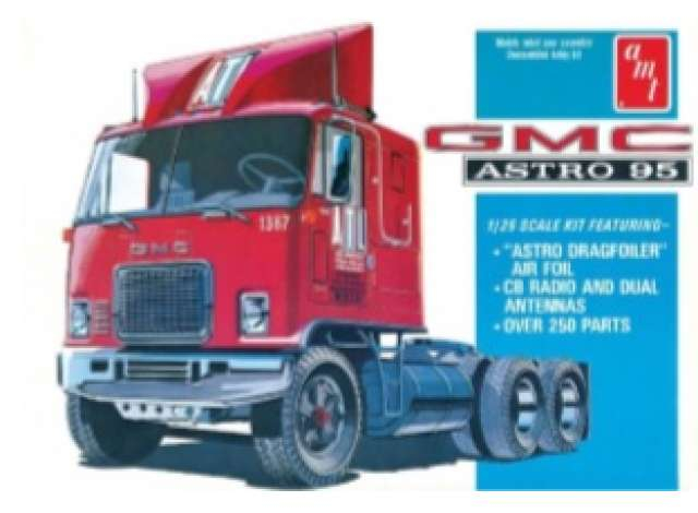 Сборная модель GMC Astro 95 Semi Tractor, plastic modelkit