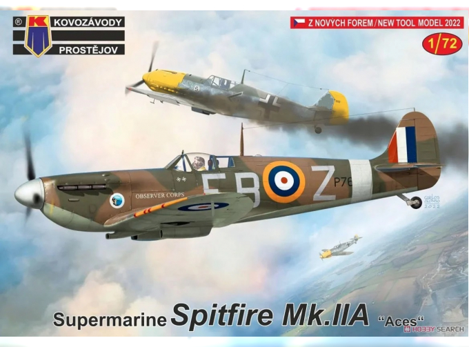 Сборная модель Supermarine Spitfire Mk.IIA "Aces"