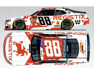 Chevrolet #88 Connor Zilisch *REGISTIX*, white/red 2025