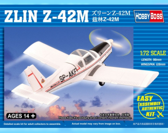 Сборная модель Учебно-тренировочный самолет Zlin Z-42M (1:72, Hobby Boss)