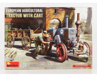 Сборная модель LANZ Bulldog D8500 European Agricultural Tractor 1949