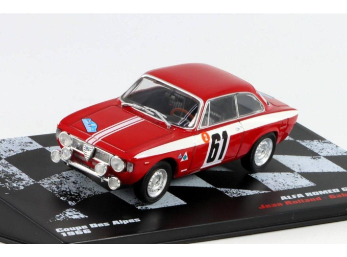 ALFA ROMEO Giulia GTA #61 Alpine Rally J.Rolland G.Augias (1966)