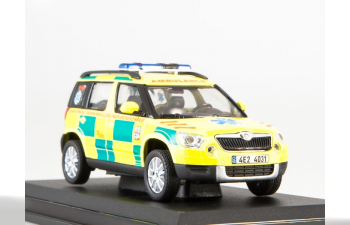 SKODA Yeti Zdravotnicka zachranna sluzba Pardubickeho kraje (2016), yellow / green