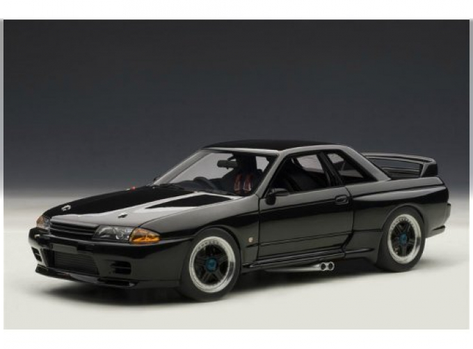 NISSAN SKYLINE GT-R (R32) GROUP A 1990 черный (LIMITED EDITION OF 1.000 PCS WORLDWIDE), black