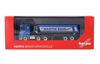 VOLVO FH FD седельный тягач с самосвальным прицепом Martin Baur (2020), синий