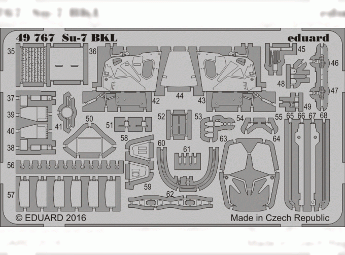 Фототравление для Su-7 interior