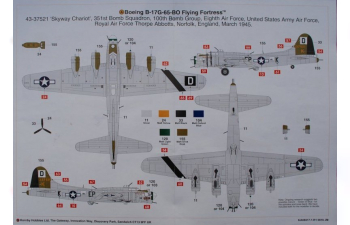 Сборная модель Boeing B-17G Flying Fortress