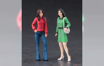 Сборная модель набор фигур 70's GIRLS FIGURE