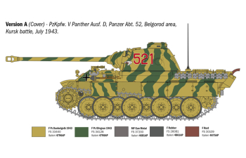 Сборная модель Pz. Kpfw Panther Ausf. A Military 1945