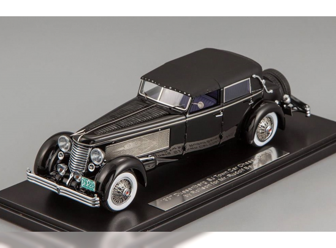 DUESENBERG SJ Town Car Chassis 2405 by Rollson for Mr. Rudolf Bauer fully closed (1937), black