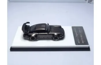 PORSCHE RWB 964 High Wing, pearl grey chrome