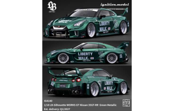 NISSAN 35GT-RR LB-Silhouette WORKS GT, green metallic