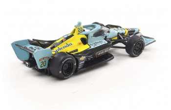 CHEVROLET Team Ed Carpenter Racing №20 Indianapolis Indy 500 Indycar Series (2025) Alexander Rossi, Light Blue Yellow Black