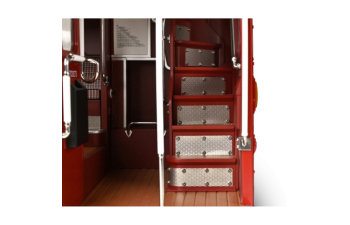 Сборная модель AEC ROUTEMASTER RM 857 London Bus L 69 8 B 20 H 37 5 in cm (1961), red