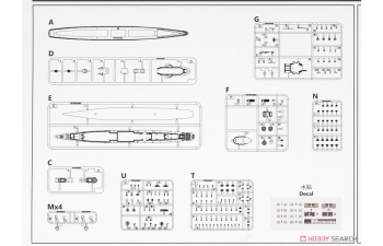 Сборная модель USS San Diego CL-53 1944 Deluxe Edition